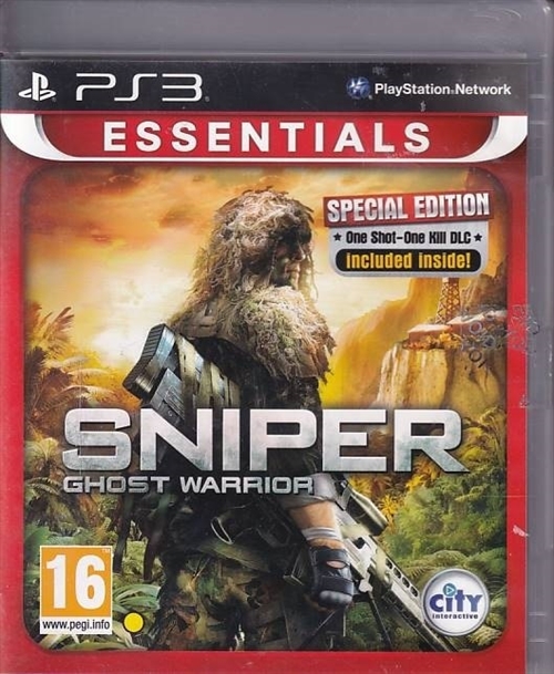 Sniper Ghost Warrior Special Edition - Essentials - PS3 (B Grade) (Used) (Eng)